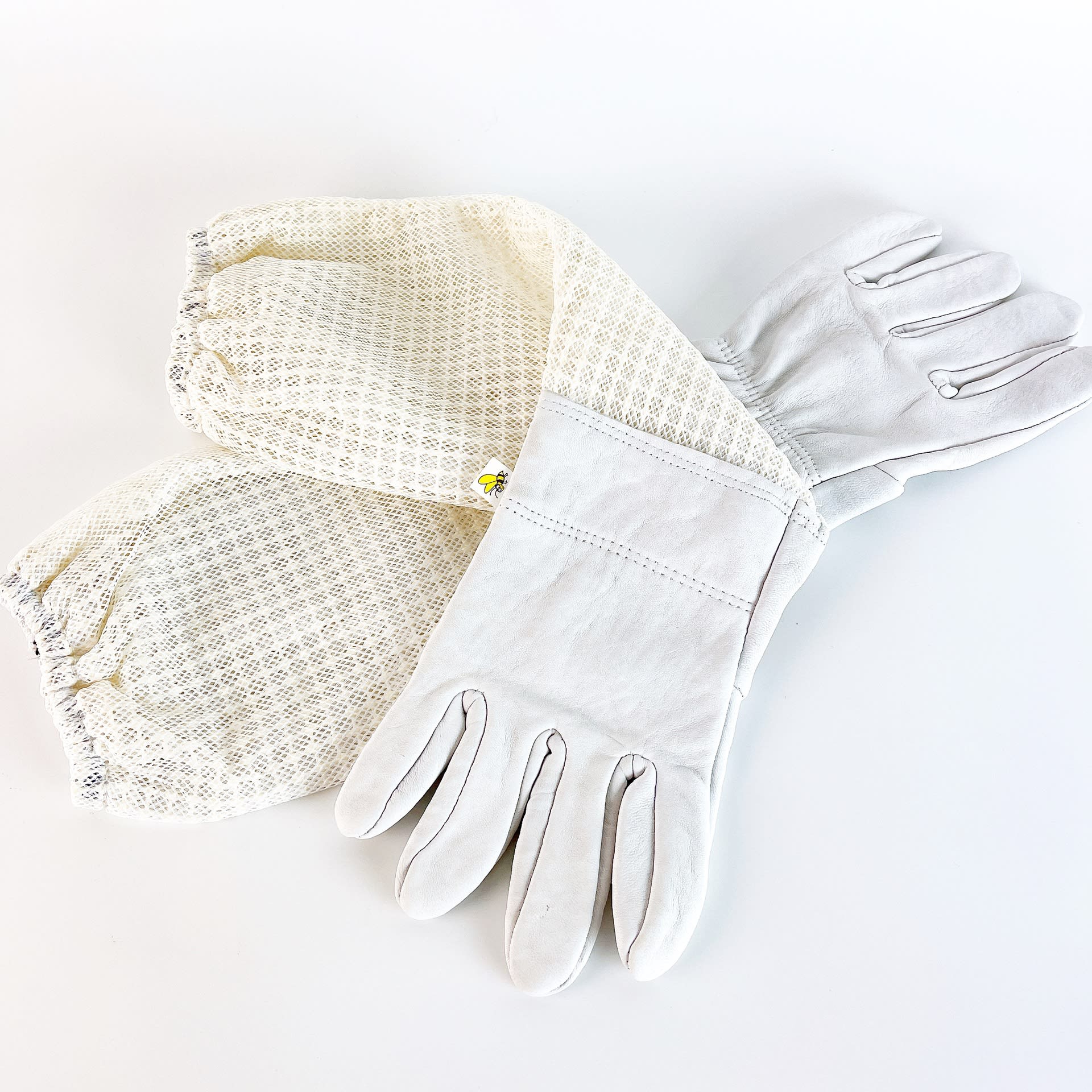 Protection Products Three-layer Breathable Mesh Sheepskin Anti-bee Gloves view 1