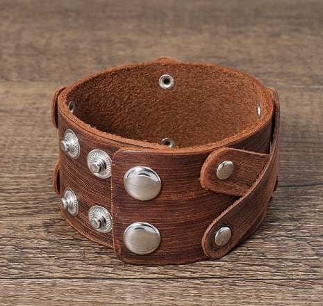 Simple Retro And Old Multi-layer Leather Bracelet view 1