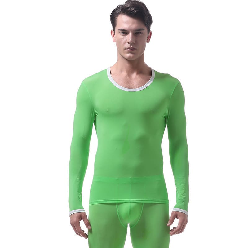 Men's Thermal Underwear Thin Autumn Coat view 8