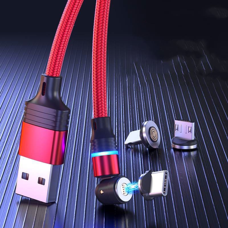 540 Degree Rotating Magnetic Suction Charging Line For Android Type C view 2