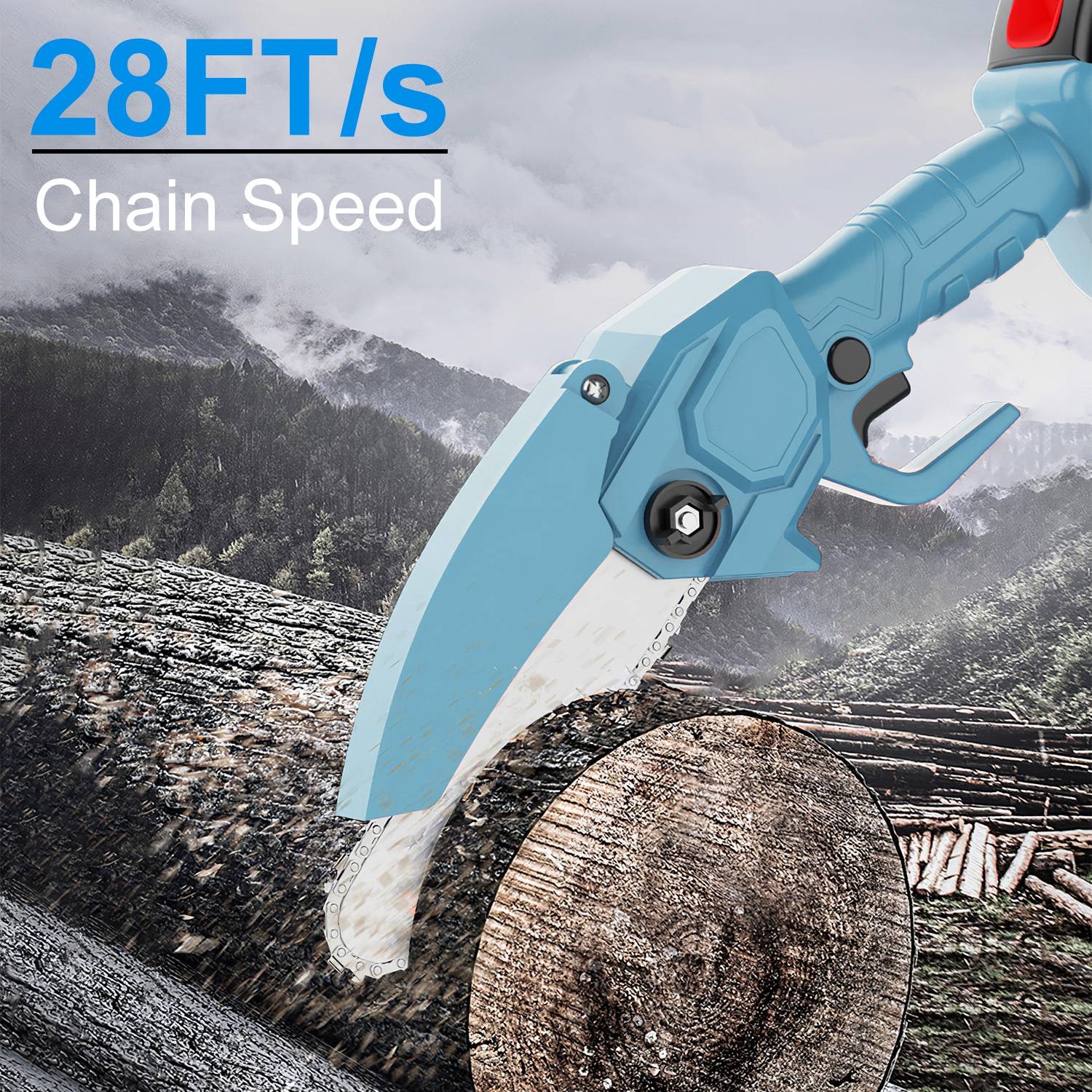 Mini 4-inch And 6-inch Chain Saws Will Not Be Shipped On Weekends view 2