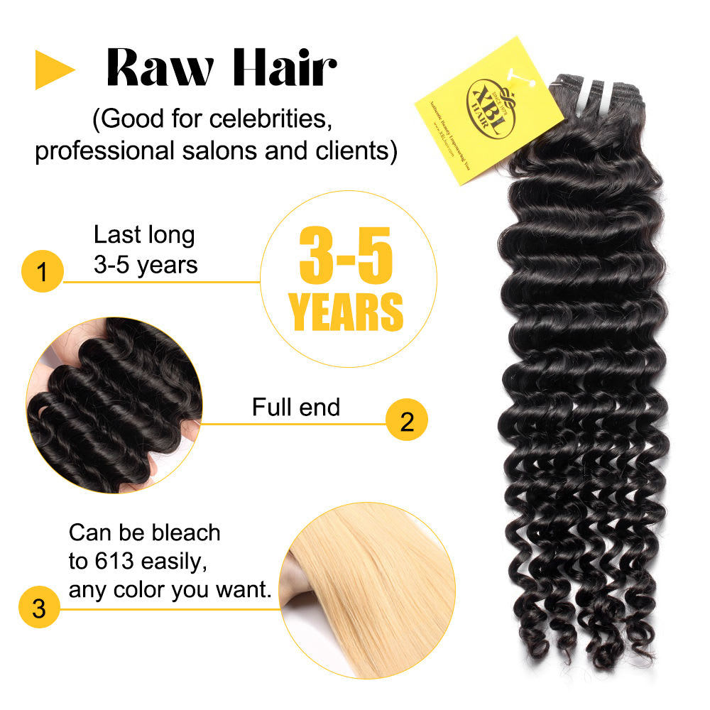 11A Good Quality Human Hair Bundles 12-30 Inch Raw Hair Extensions view 3