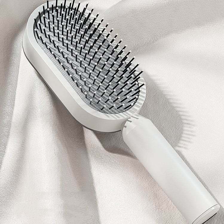 Self Cleaning Hair Brush For Women One-key Cleaning Hair Loss Airbag Massage Scalp Comb Anti-Static Hairbrush view 74