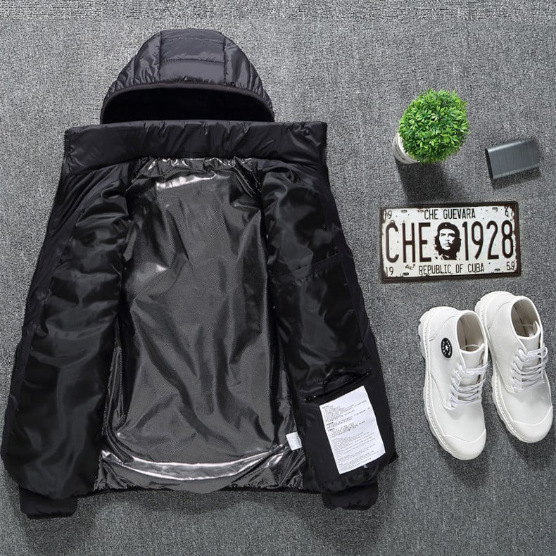 Winter Heated Jacket USB Electric Cotton Coat Zip-up Heater Thermal Clothing Heating Vest For Men view 14