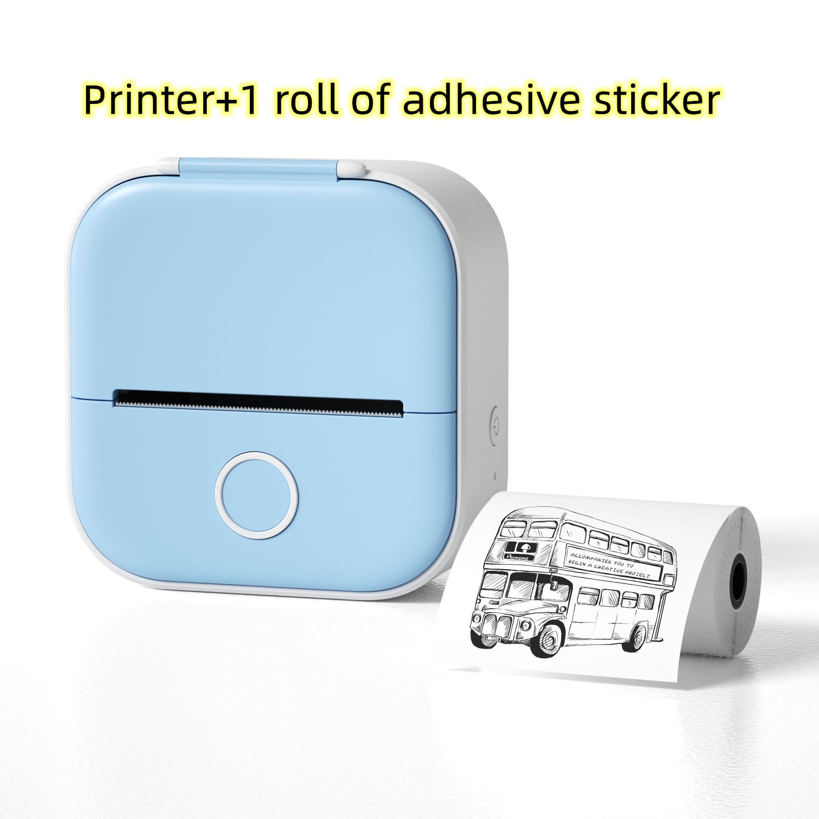 Portable Mini Thermal Label Printer Home Photo Printer Student Wrong Question Printer Bluetooth-compatible Mini Label Printer Price Tag view 44