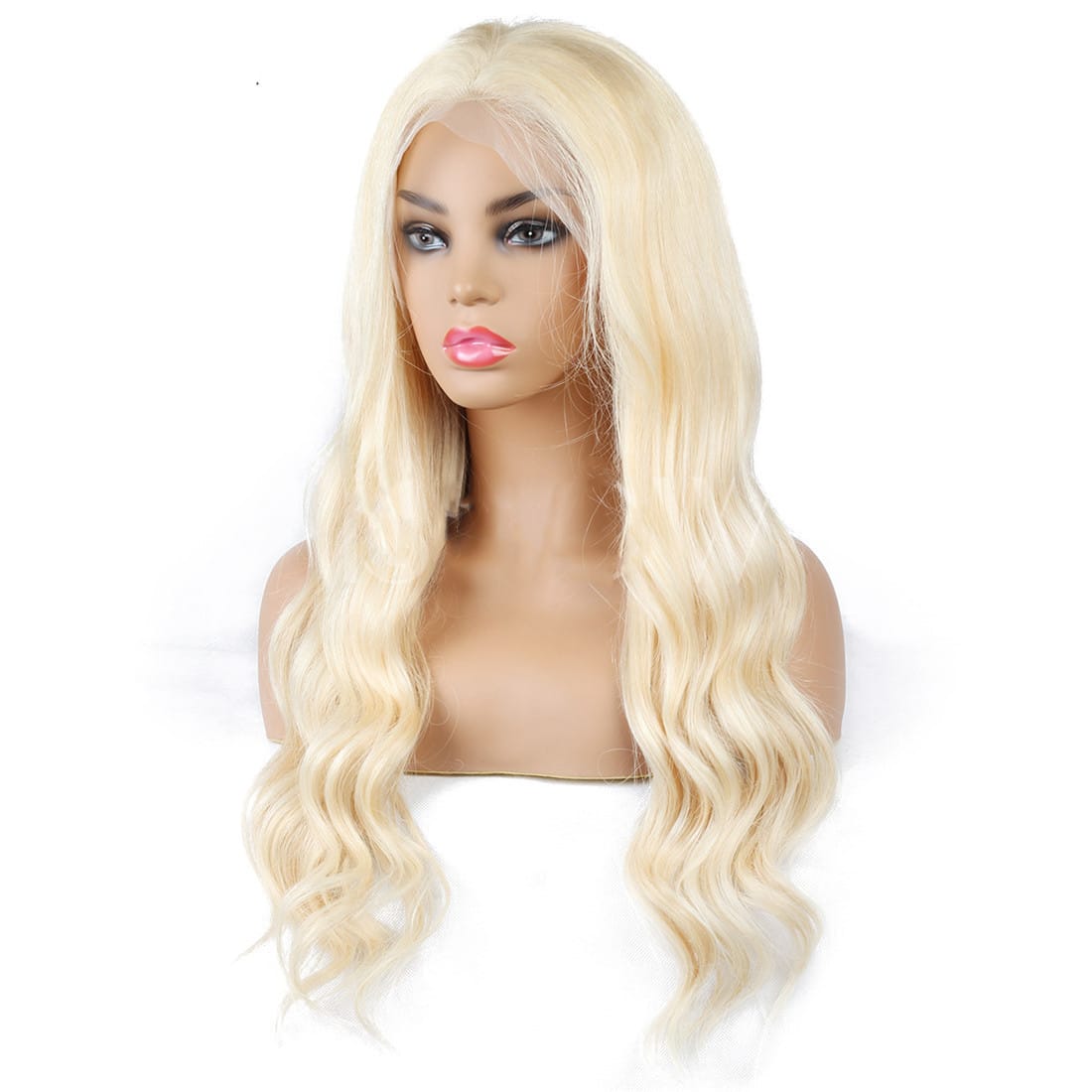 Semi Lace Real Wig Blond Headgear view 2