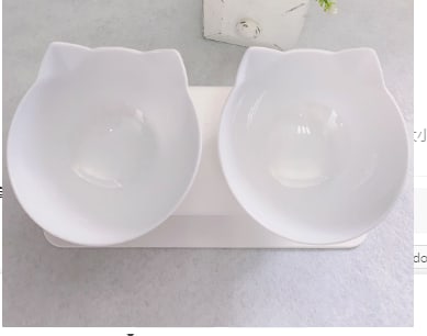 Cat Elevated Feeder Stand With Transparent Bowl view 15