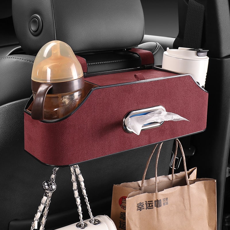 Multifunctional Car Tissue Box Water Cup Holder Buggy Bag view 10