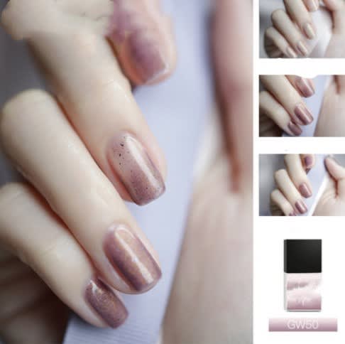 Temperature-changing Twilight Phototherapy Nail Polish Glue view 5