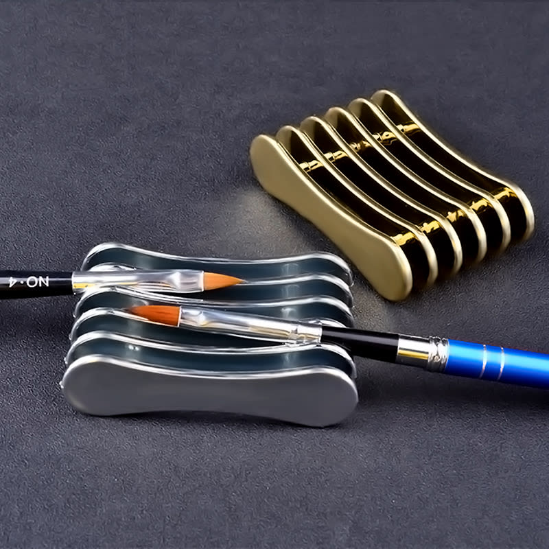 Nail Tool Metal Plating Color Pen Holder view 2