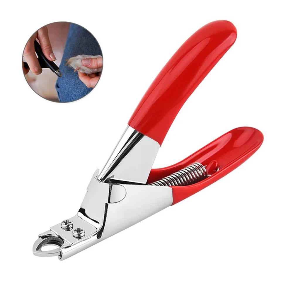 Dog Nail Cutter Type U Word False Tips Professional Nail Clippers Straight Edge Cutters Manicure Pliers Guillotine Nail Capsule view 4