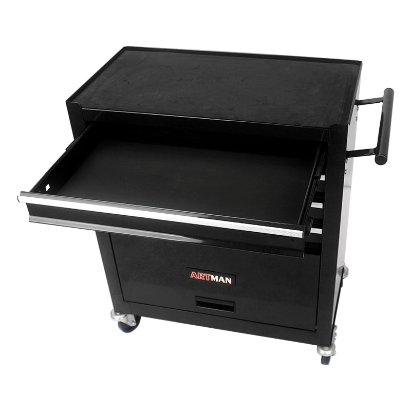 Metal Wheelie Tool Cart view 5