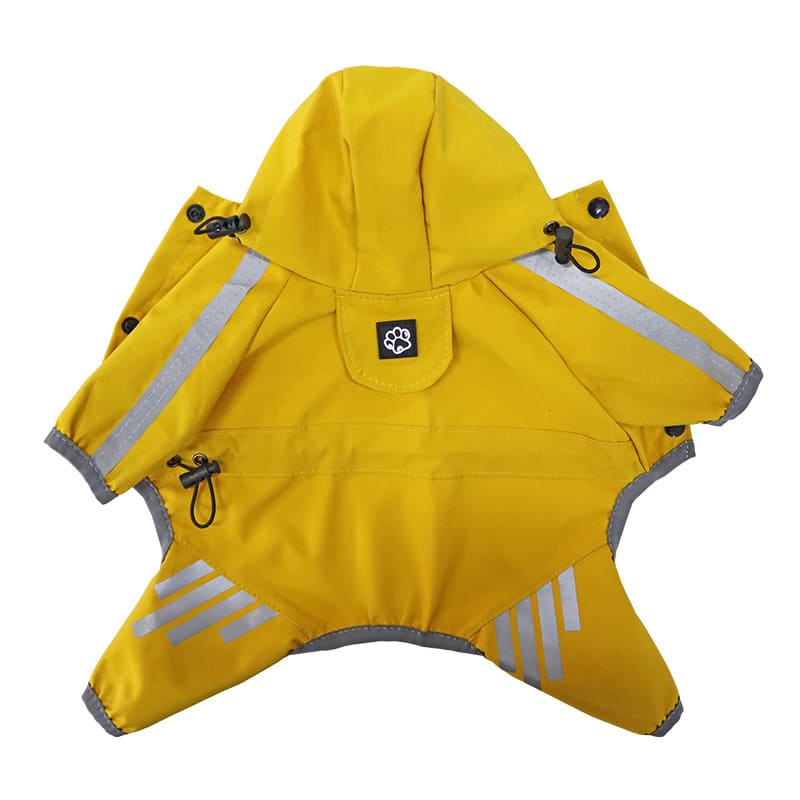 Dog Raincoat Full Package Four Feet Waterproof Rain Cape Pet Products view 6