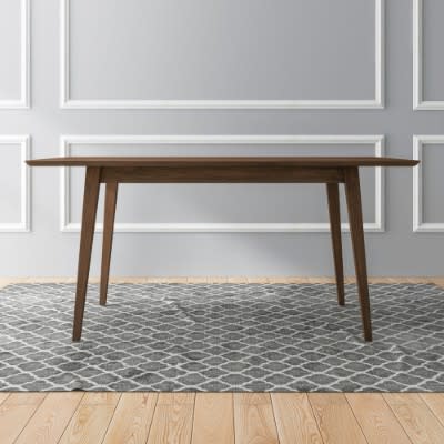 Mary Modern Style Solid Wood Rectangular Dining Kitchen Table view 2