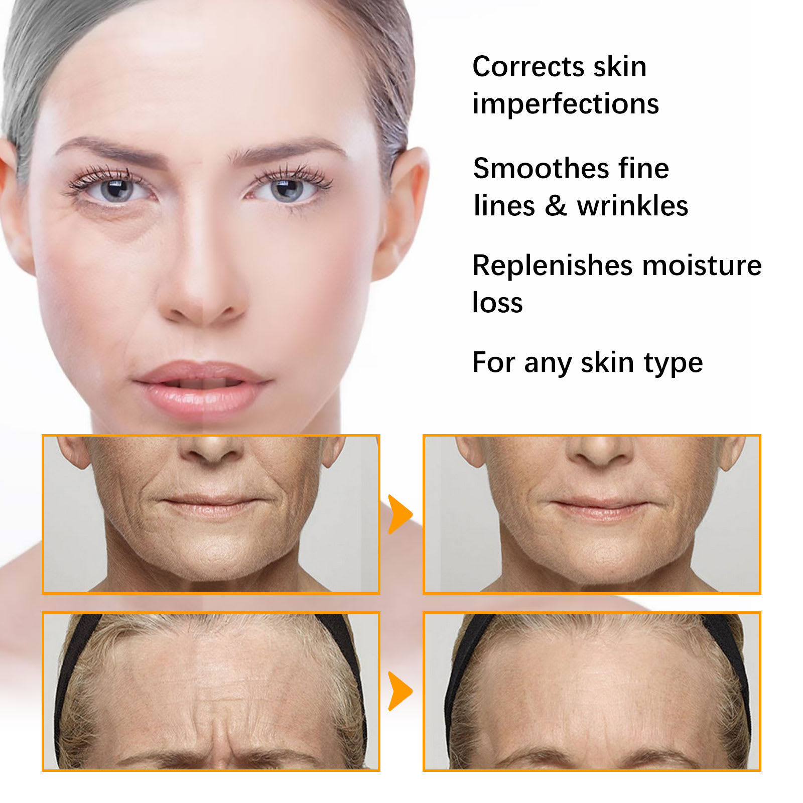 Jaysuing Turmeric Firming & Beautifying Cream Fades Wrinkles & Firms Face Brightens Skin Tone Anti-Aging Cream view 4