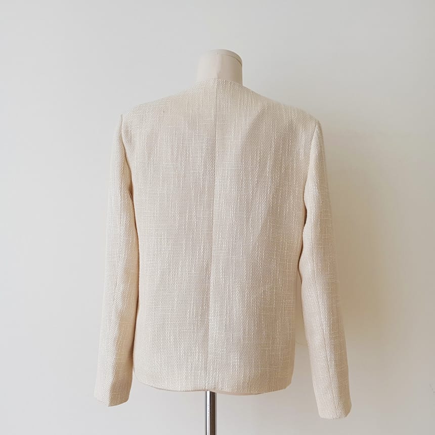 Vitality Girl French Light Mature Temperament Trendy Tweed Top Straight Long Sleeve Short Jacket view 6