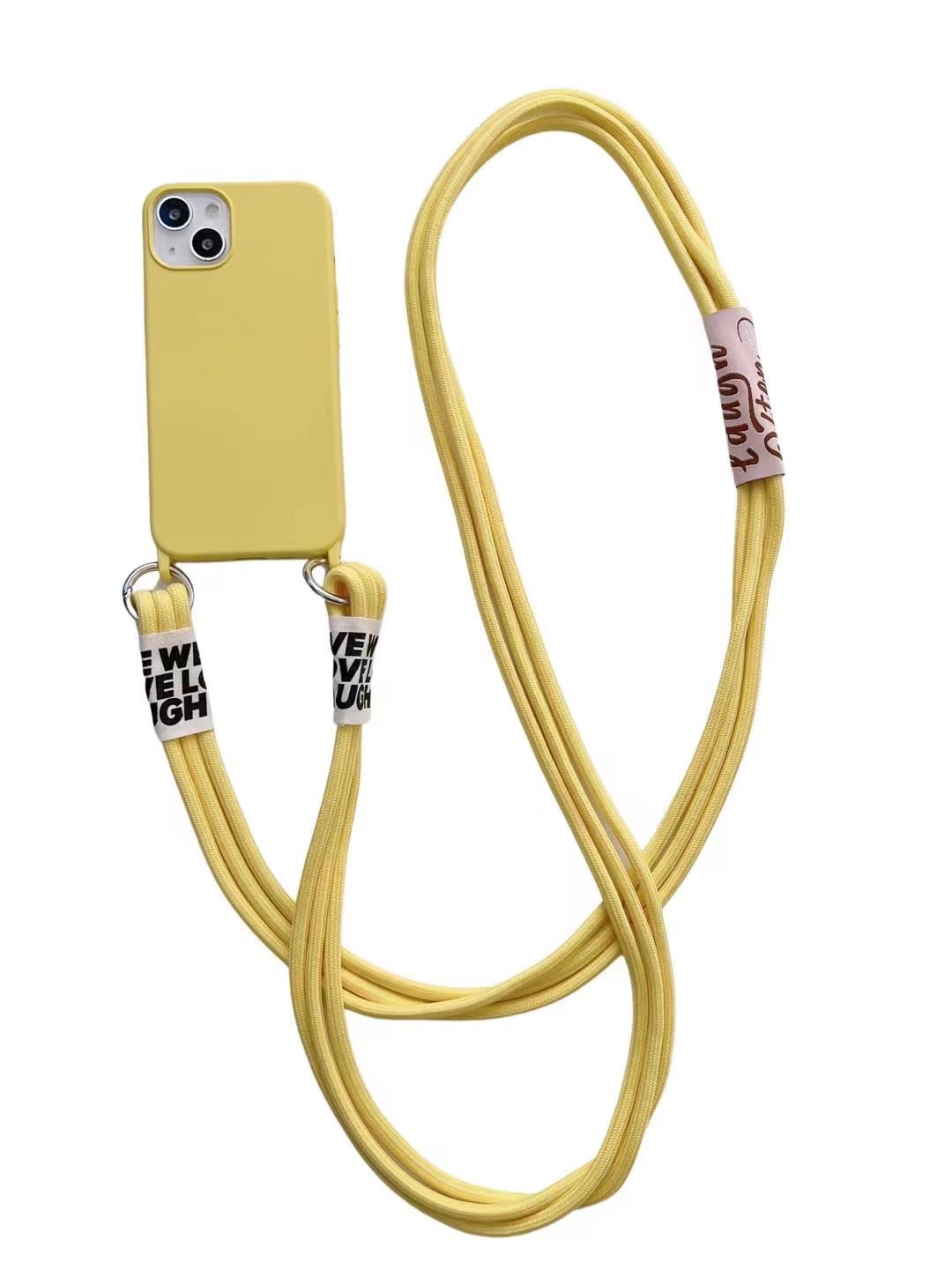 Long Diagonal Strap Liquid Silicone Phone Case view 6