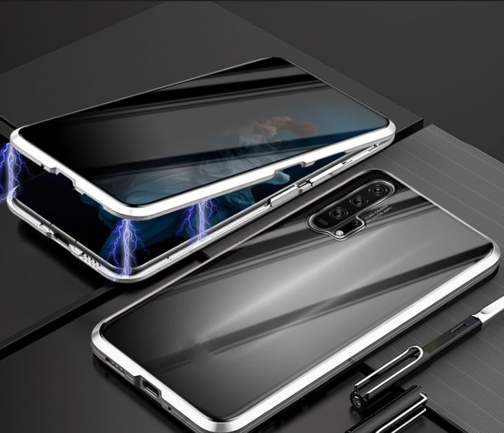 Phone Case Anti-peep Magnetic Protective Shell Magnetic Privacy Glass Case For Phone view 8