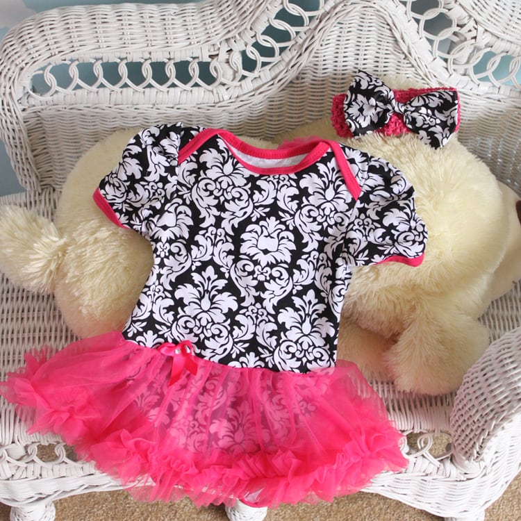The Newest Baby In Summer, 0-12 Months Cartoon Pattern, Lovely Ha Dress, Climbing Dress view 2