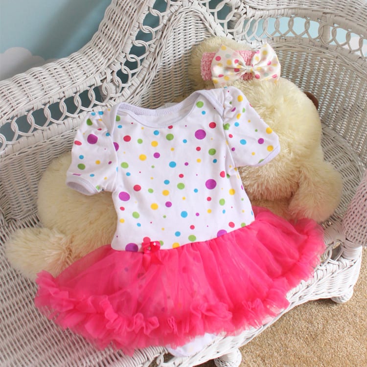 The Newest Baby In Summer, 0-12 Months Cartoon Pattern, Lovely Ha Dress, Climbing Dress view 3