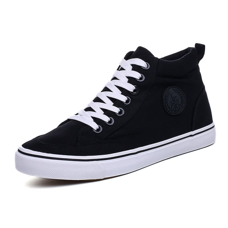 Manufacturers selling canvas casual shoes black shoes shoes lazy Korean students all-match shoes view 3