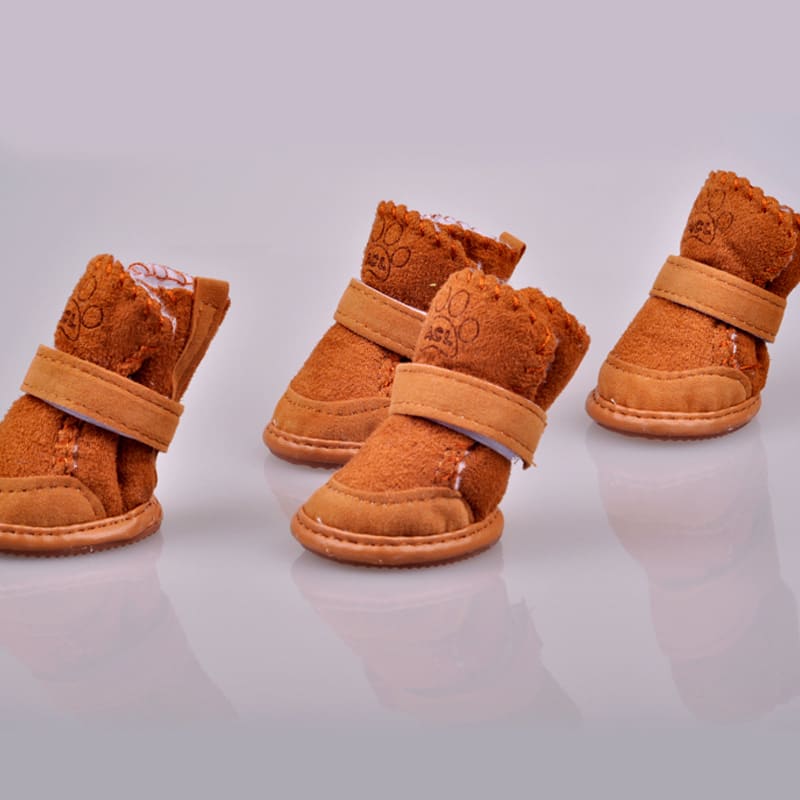 Promotion lamb footprints VIP small dogs warm shoes shoes Bichon puppy pet snow boots shoes view 1