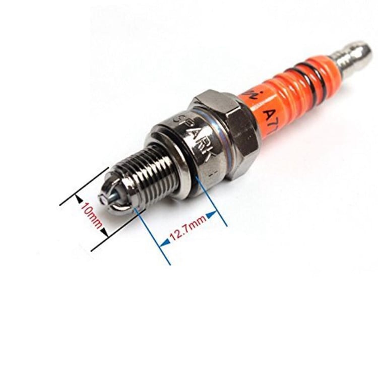 Multi-angle ignition spark plug view 4