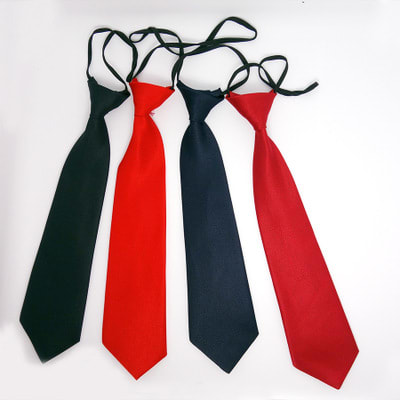 Pure Color Rubber Band Children's Tie view 1