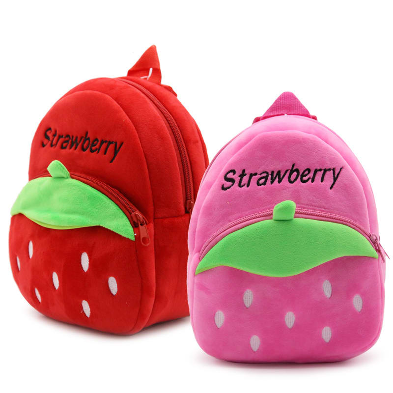 Children baby baby baby backpack backpack backpack young strawberry nursery aliexpress foreign trade Taobao view 5
