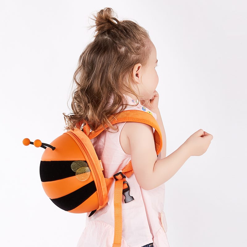 Supercute preschool children anti loss book bag small bee shoulder bag pack mini one generation view 3