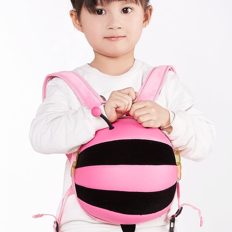 Supercute preschool children anti loss book bag small bee shoulder bag pack mini one generation view 4