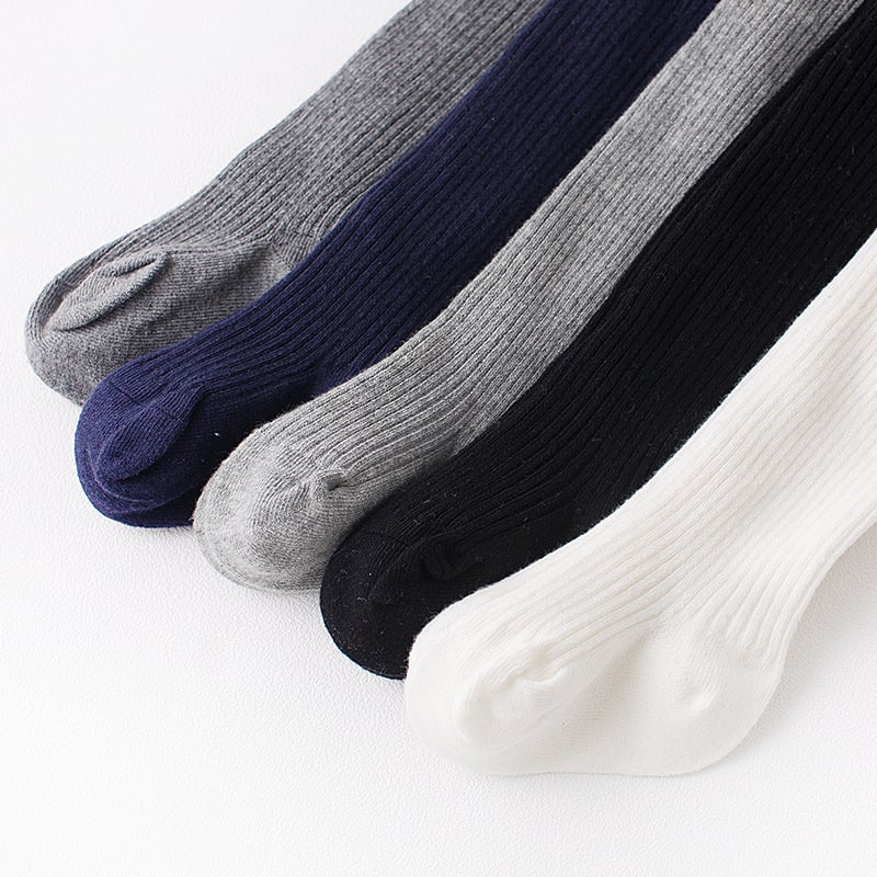 Thin vertical stripes cotton children's leggings view 5