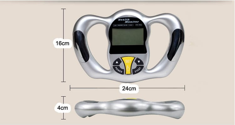 hand grip fat tester human body fat measuring instrument household body fat analyzer view 2