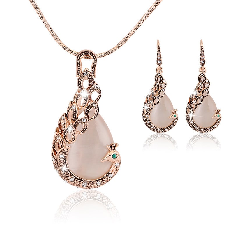 Peacock Jewelry Set view 2