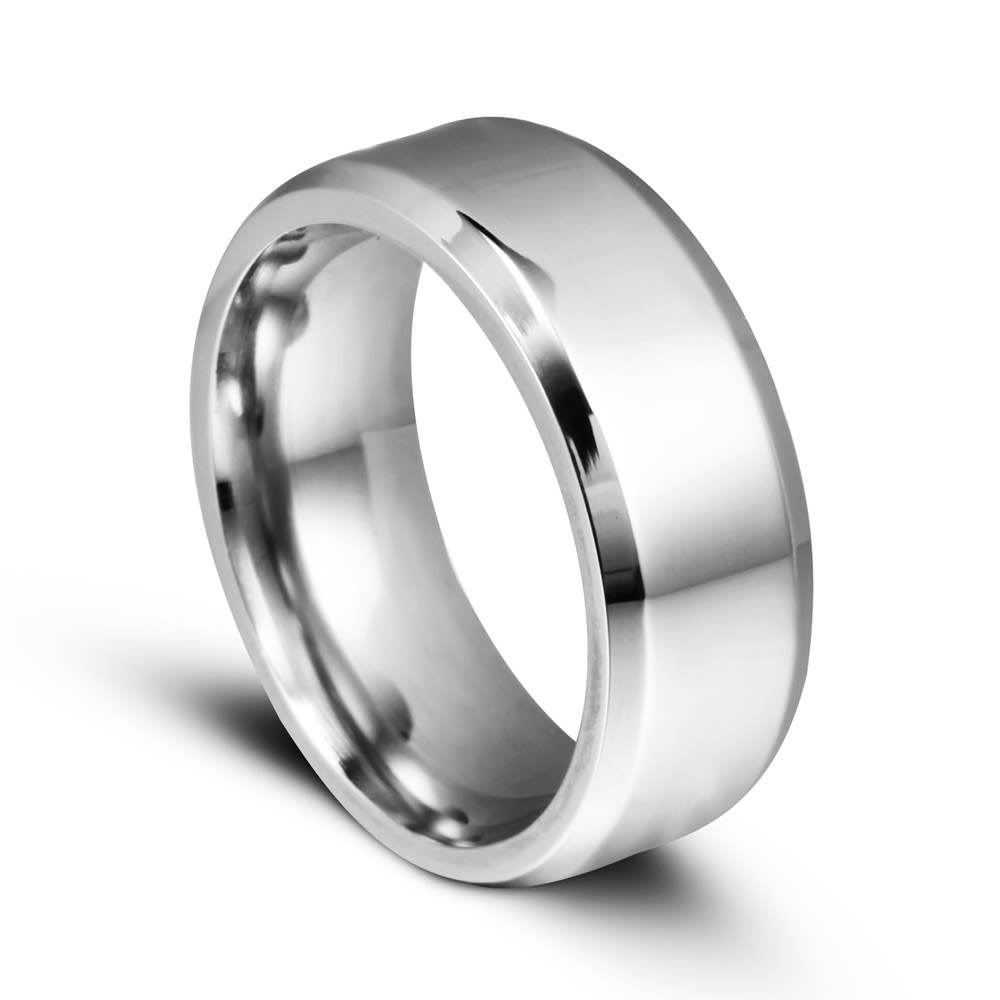 8mm titanium ring view 5