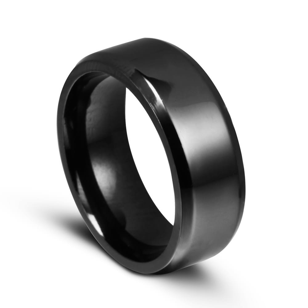 8mm titanium ring view 6
