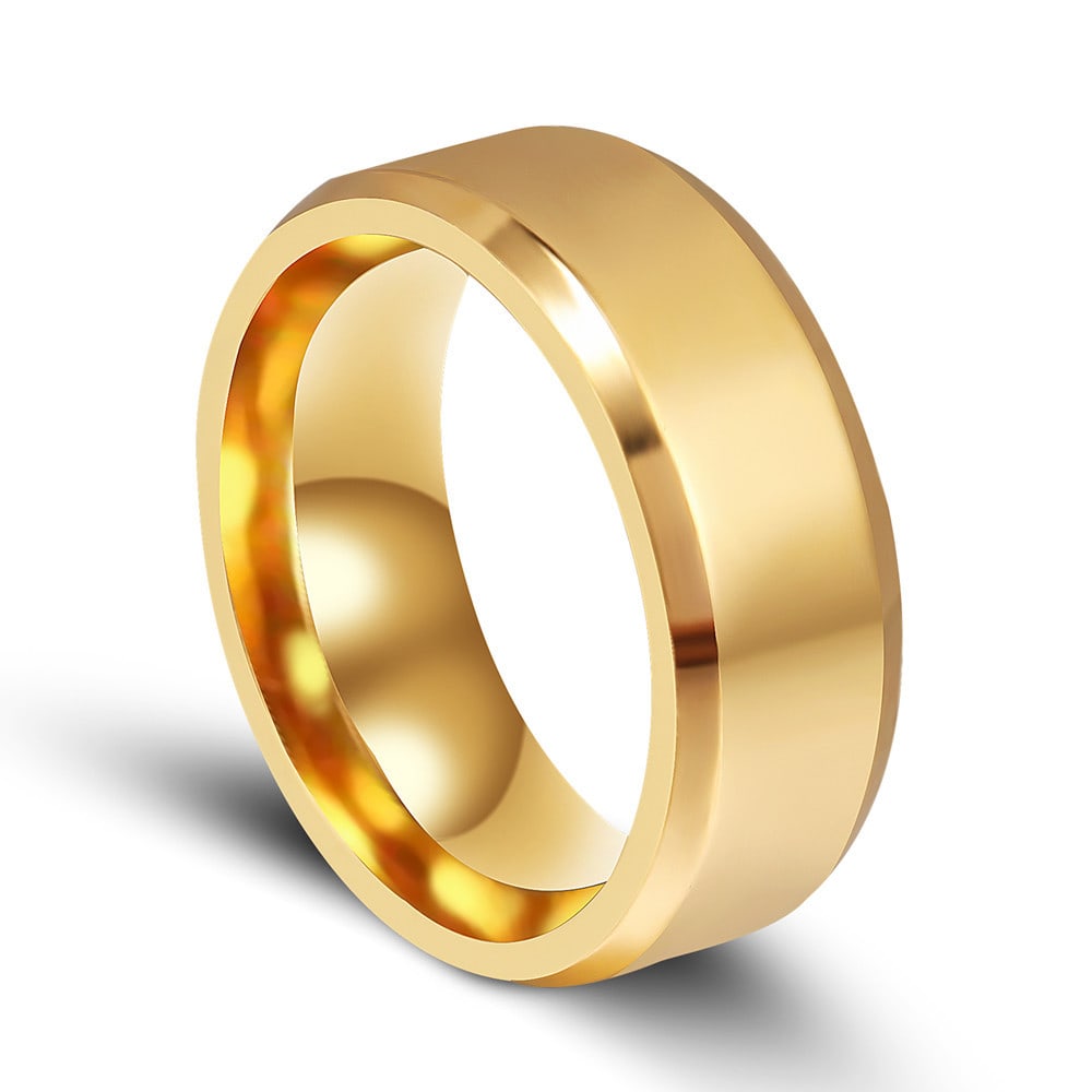 8mm titanium ring view 4