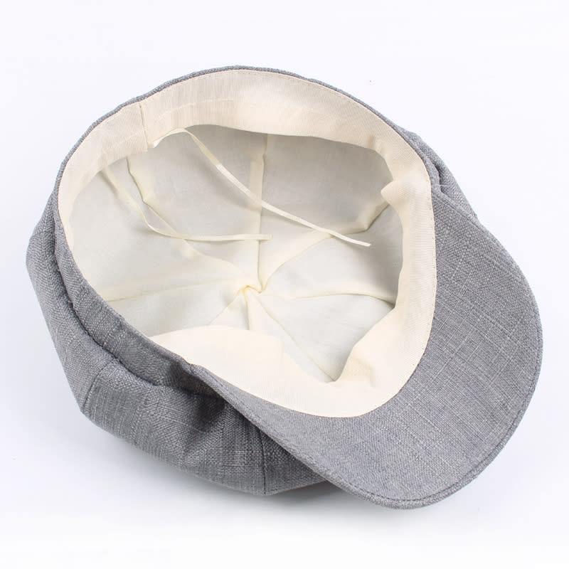 Autumn And Winter Cotton Hat Man Octagonal Korean Monochrome Outdoor Sunshade Wholesale Beret Lady Painter view 3