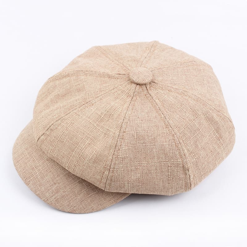 Autumn And Winter Cotton Hat Man Octagonal Korean Monochrome Outdoor Sunshade Wholesale Beret Lady Painter view 5