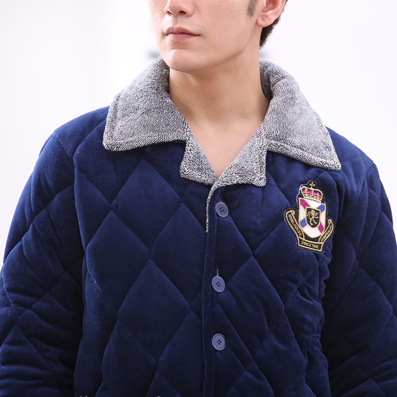 Thick quilted pajamas view 6