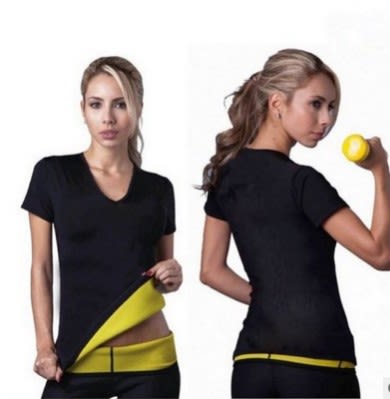Women's Neoprene Weight Loss T-shirt view 2