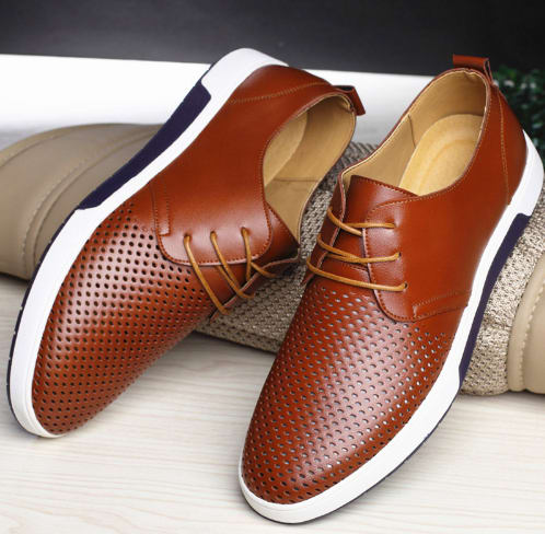 Leather Shoes Men's Business Formal Workwear Shoes Black Trendy Soft Shoes
