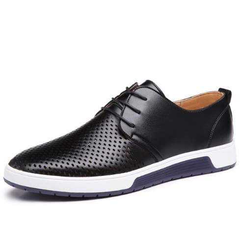 Leather Shoes Men's Business Formal Workwear Shoes Black Trendy Soft Shoes view 10