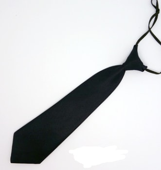 Pure Color Rubber Band Children's Tie view 3