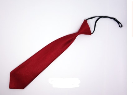 Pure Color Rubber Band Children's Tie view 4