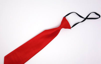 Pure Color Rubber Band Children's Tie view 2