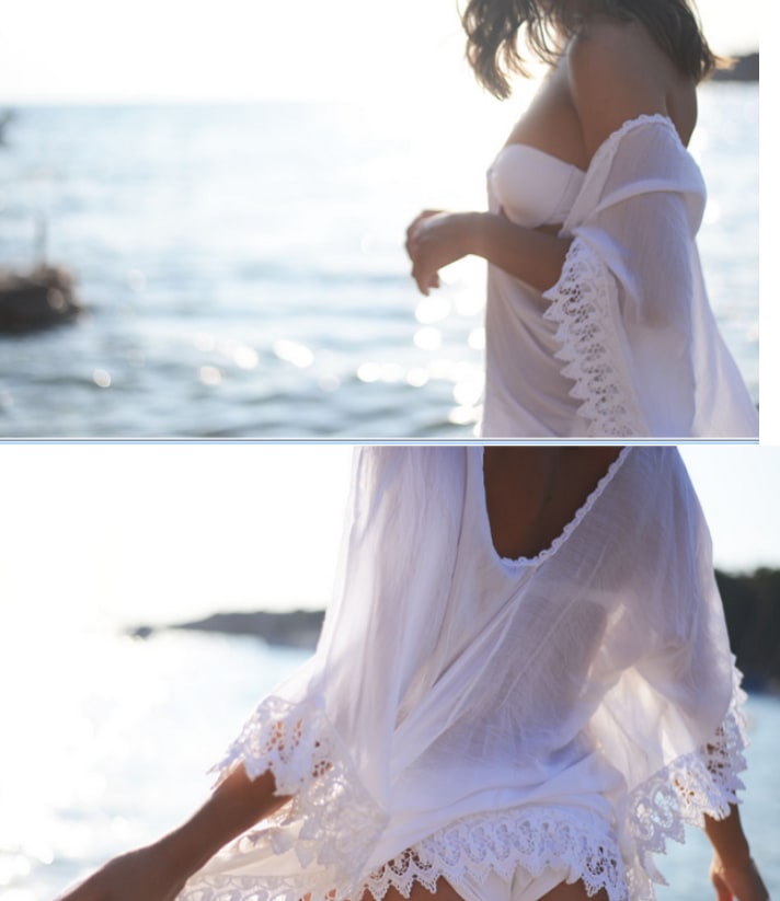 Tasselled Beach Coverup view 1