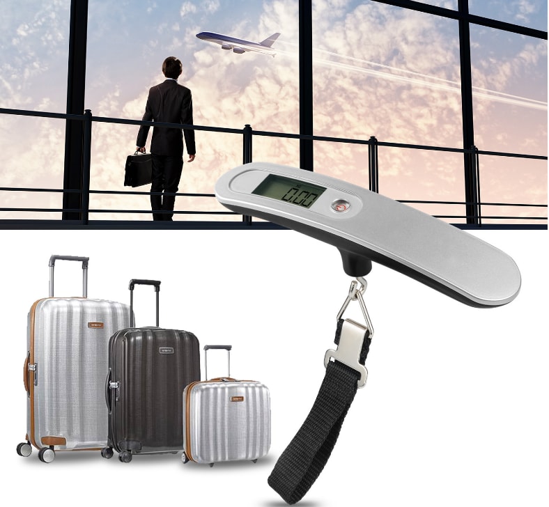Selling T scale portable portable electronic baggage scale 50kg outdoor travel small scale view 1