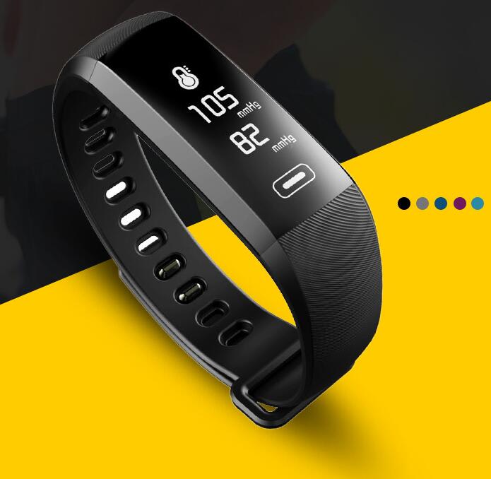 Compatible With    R5 PRO Smart Wrist Band Heart Rate Blood Pressure Oxygen Oximeter Sport Bracelet Smart Watch For view 1