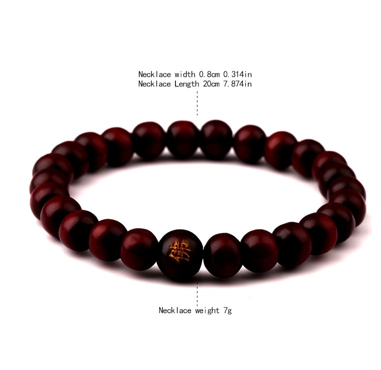 Natural Wooden Beaded Root view 10